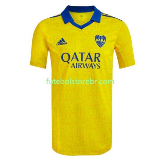 Camisa CA Boca Juniors III 2022 manga curta pro Masculina