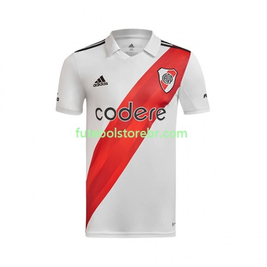 Camisa CA River Plate I 2022-2023 manga curta pro Masculina