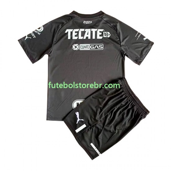 Camisa Goleiro CF Monterrey II 2022-2023 manga curta pro Juvenil