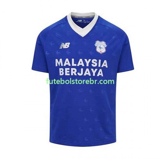 Camisa Cardiff City I 2022-2023 manga curta pro Masculina