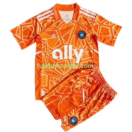 Camisa Goleiro Charlotte FC II 2022-2023 manga curta pro Juvenil