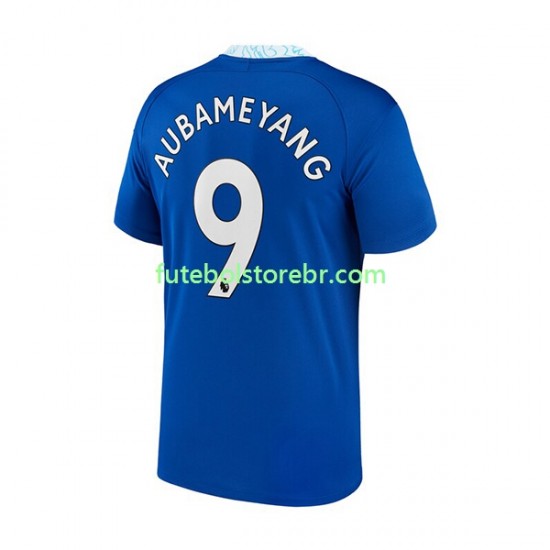 Camisa Chelsea Aubameyang 9 I 2022-2023 manga curta pro Masculina