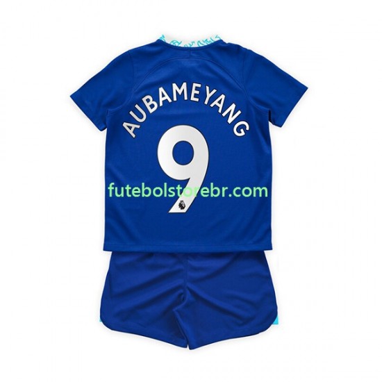 Camisa Chelsea Aubameyang 9 I 2022-2023 manga curta pro Juvenil