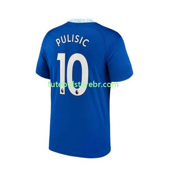 Camisa Chelsea Christian Pulisic 10 I 2022-2023 manga curta pro Masculina