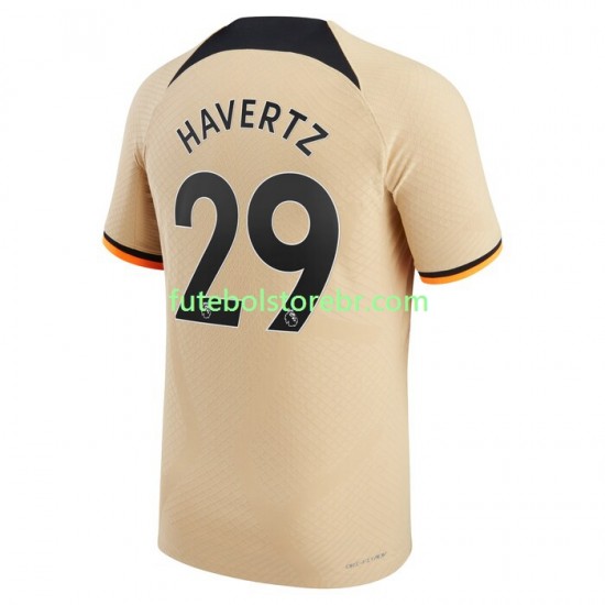 Camisa Chelsea Havertz 29 III 2022-2023 manga curta pro Masculina