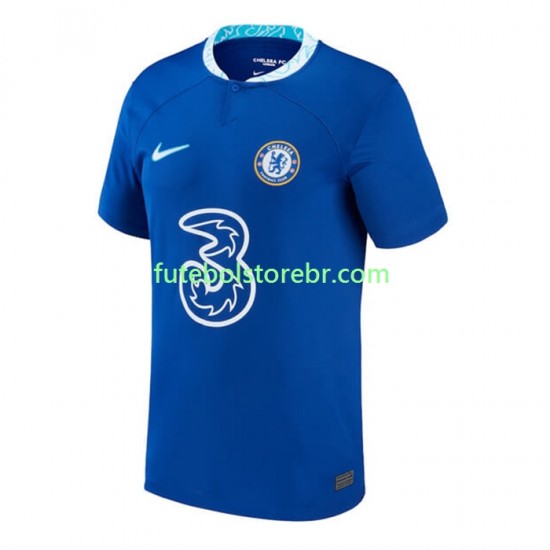 Camisa Chelsea I 2022-2023 manga curta pro Masculina