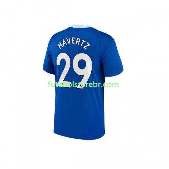 Camisa Chelsea Kai Havertz 29 I 2022-2023 manga curta pro Masculina