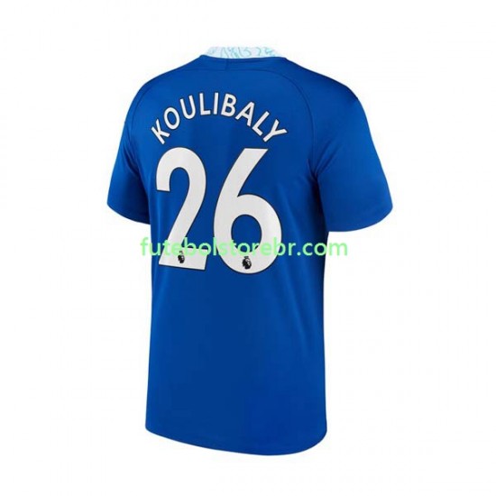 Camisa Chelsea Kalidou Koulibaly 26 I 2022-2023 manga curta pro Masculina