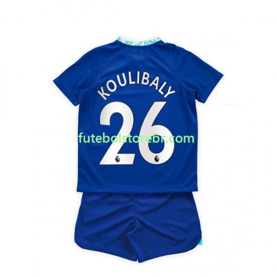 Camisa Chelsea Kalidou Koulibaly 26 I 2022-2023 manga curta pro Juvenil