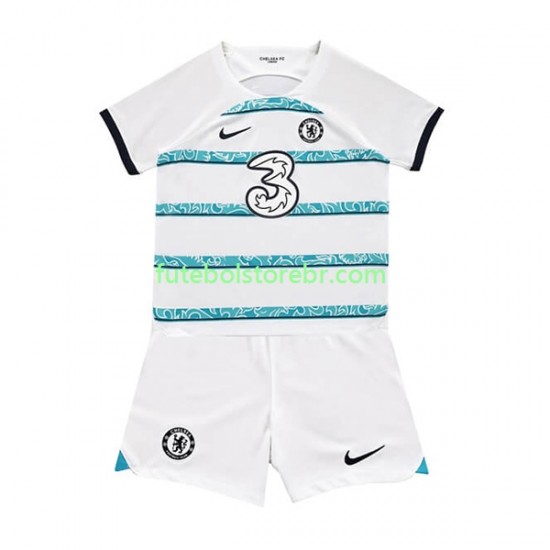 Camisa Chelsea II 2022-2023 manga curta pro Juvenil