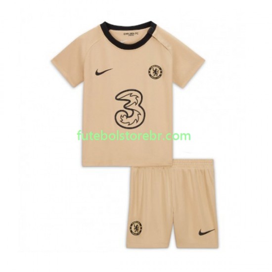 Camisa Chelsea III 2022-2023 manga curta pro Juvenil