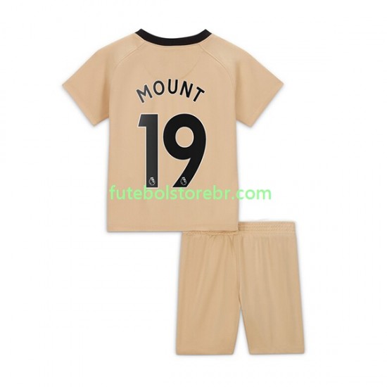 Camisa Chelsea Mount 19 III 2022-2023 manga curta pro Juvenil