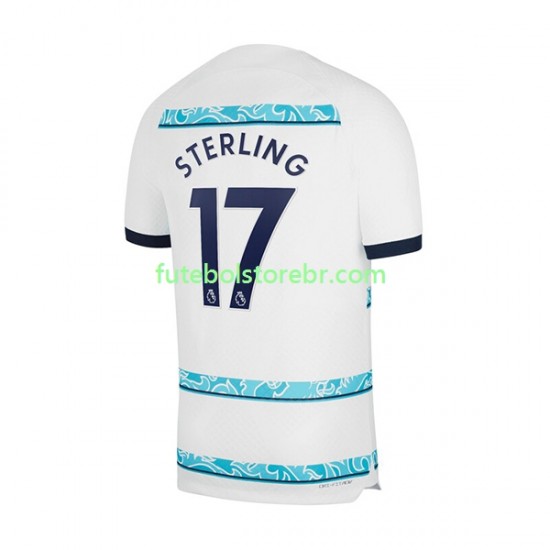 Camisa Chelsea Sterling 17 II 2022-2023 manga curta pro Masculina