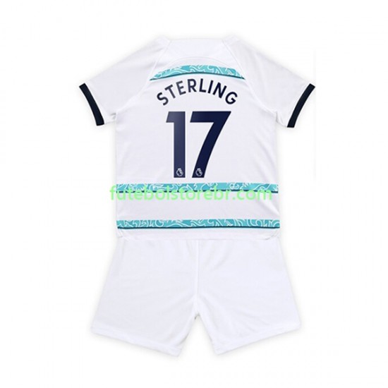 Camisa Chelsea Sterling 17 II 2022-2023 manga curta pro Juvenil