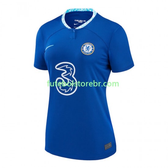 Camisa Chelsea I 2022-2023 manga curta pro Feminino