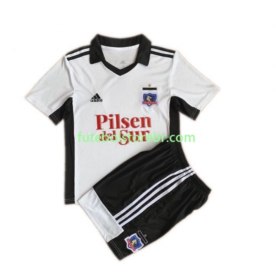 Camisa Colo-Colo I 2022 manga curta pro Juvenil