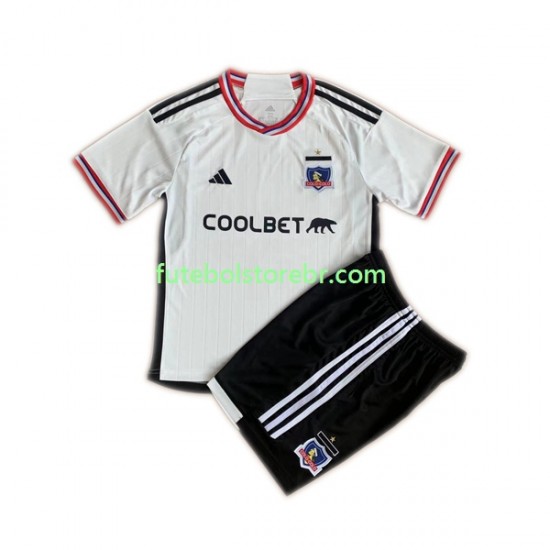 Camisa Colo-Colo I 2023 manga curta pro Juvenil