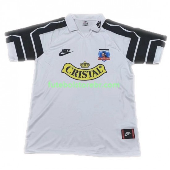 Camisa Colo-Colo 1995 Retrô I manga curta pro Masculina