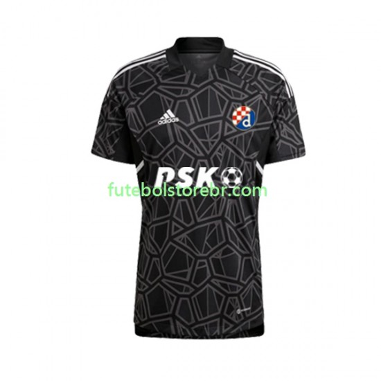 Camisa Goleiro Dinamo Zagreb I 2022-2023 manga curta pro Masculina