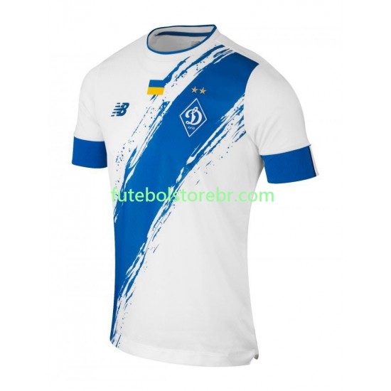 Camisa Dynamo Kyiv I 2022-2023 manga curta pro Masculina