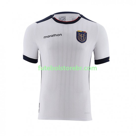 Camisa Equador III Copa Do Mundo 2022 manga curta pro Masculina