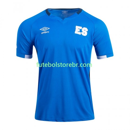 Camisa El Salvador 2021 I manga curta pro Masculina