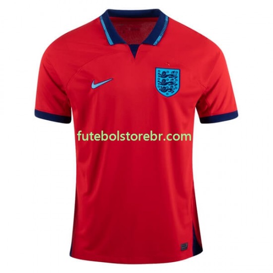 Camisa Inglaterra II Copa Do Mundo 2022 manga curta pro Masculina