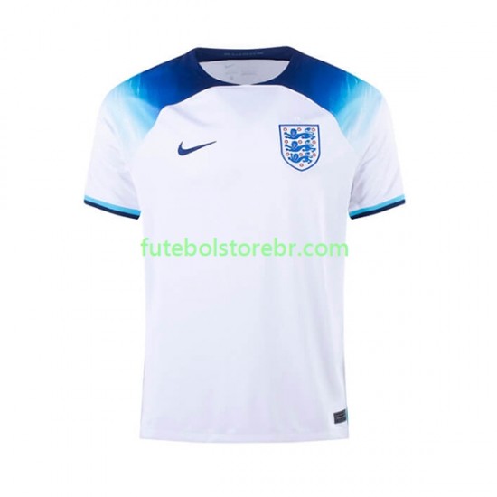 Camisa Inglaterra I Copa Do Mundo 2022 manga curta pro Masculina