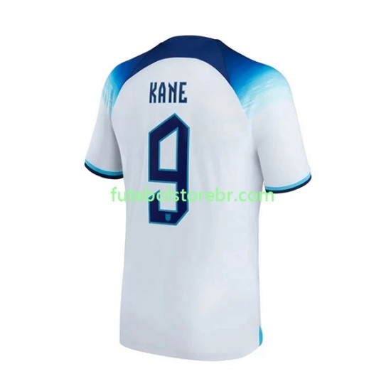 Camisa Inglaterra Kane 9 I Copa Do Mundo 2022 manga curta pro Masculina