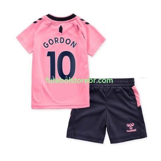 Camisa Everton Gordon 10 II 2022-2023 manga curta pro Juvenil