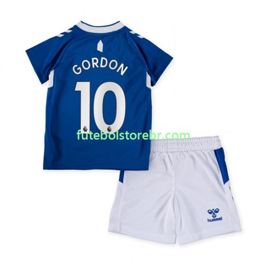 Camisa Everton Gordon 10 I 2022-2023 manga curta pro Juvenil