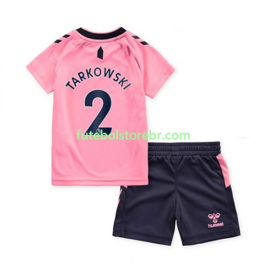 Camisa Everton James Tarkowski 2 II 2022-2023 manga curta pro Juvenil