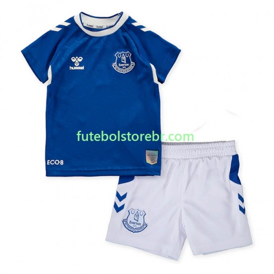 Camisa Everton I 2022-2023 manga curta pro Juvenil