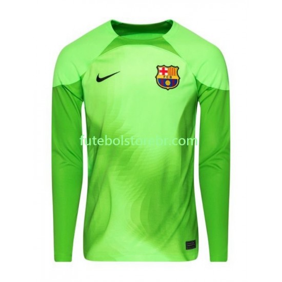 Camisa Goleiro FC Barcelona I 2022-2023 manga longa pro Masculina