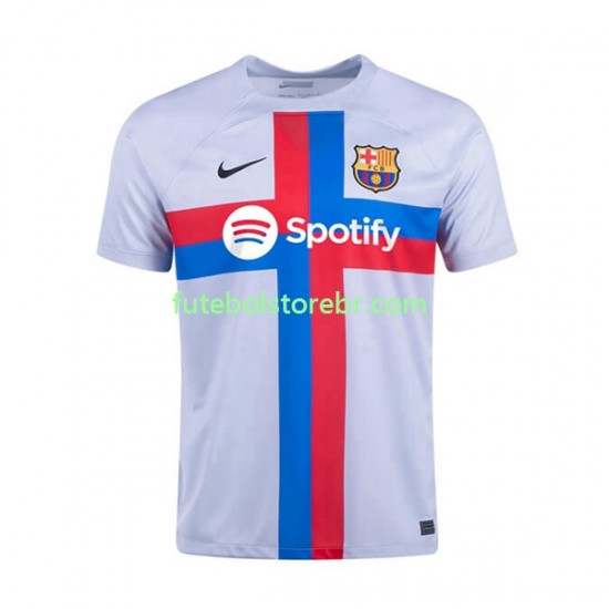 Camisa FC Barcelona III 2022-2023 manga curta pro Masculina