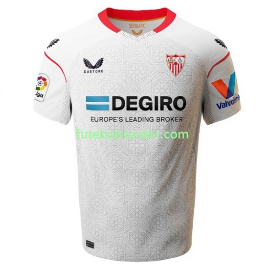 Camisa FC Sevilla I 2022-2023 manga curta pro Masculina