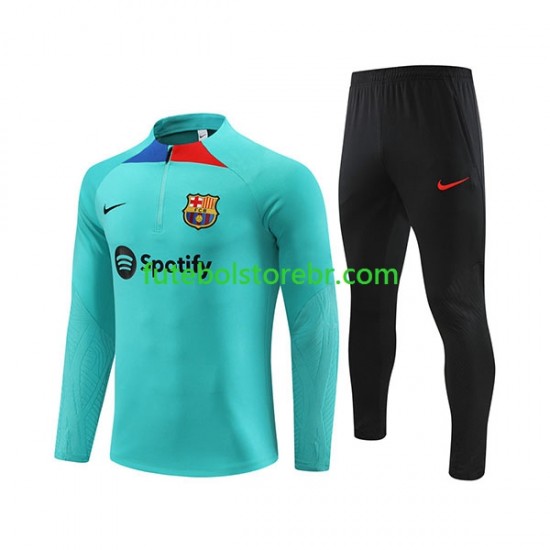 FC Barcelona Azul 2023-2024 Sweat de Treino Conjunto