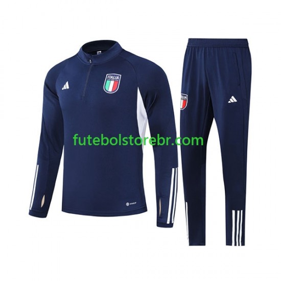 Itália Azul 2023-2024 Sweat de Treino Conjunto