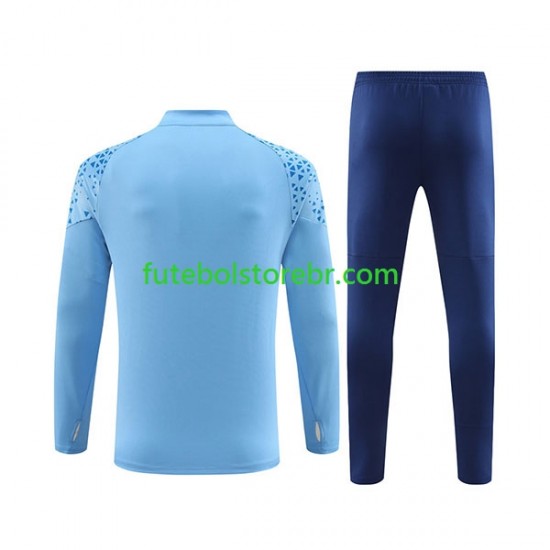 Manchester City Azul 2023-2024 Sweat de Treino Conjunto