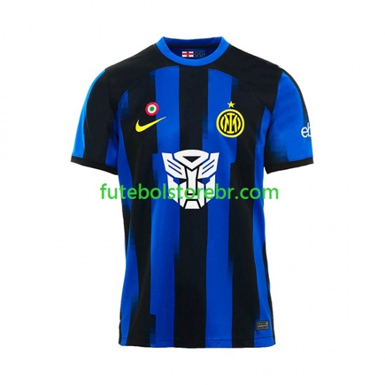 Camisa AC Milan Transformers I 2023-2024 manga curta pro Masculina