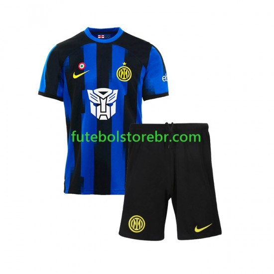 Camisa AC Milan Transformers I 2023-2024 manga curta pro Juvenil