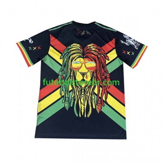 Camisa AFC Ajax Bob Marley I 2023-2024 manga curta pro Masculina