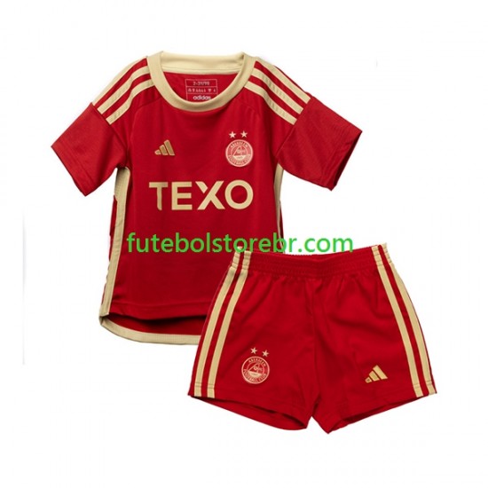 Camisa Aberdeen I 2023-2024 manga curta pro Juvenil