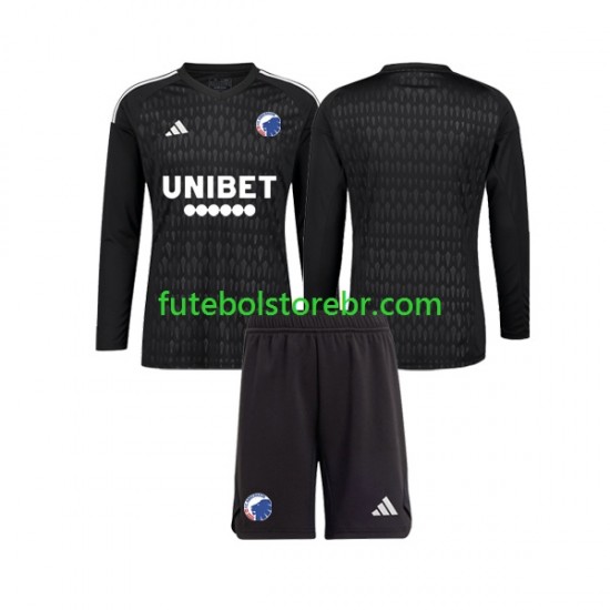 Camisa Goleiro FC Copenhagen II 2023-2024 manga longa pro Juvenil