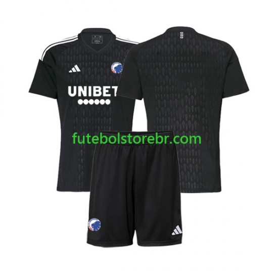 Camisa Goleiro FC Copenhagen II 2023-2024 manga curta pro Juvenil