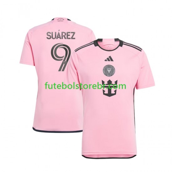 Camisa Inter Miami Luis Suarez 9 I 2024 manga curta pro Masculina