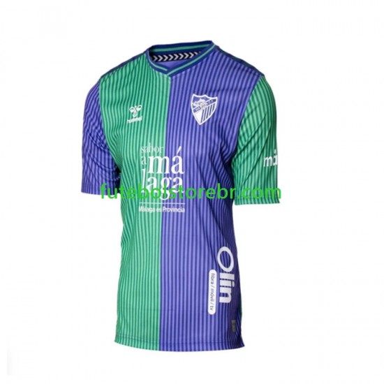 Camisa Malaga CF II 2023-2024 manga curta pro Masculina