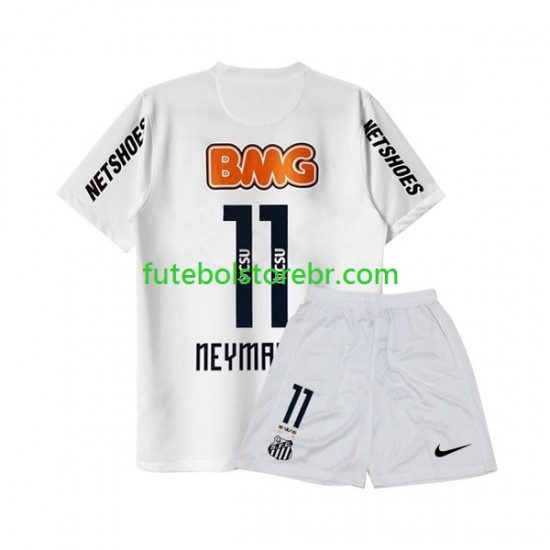 Camisa Santos FC Neymar JR 11 -2012 Retrô I 2011 manga curta pro Juvenil