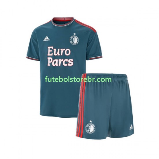 Camisa Feyenoord Rotterdam II 2022-2023 manga curta pro Juvenil