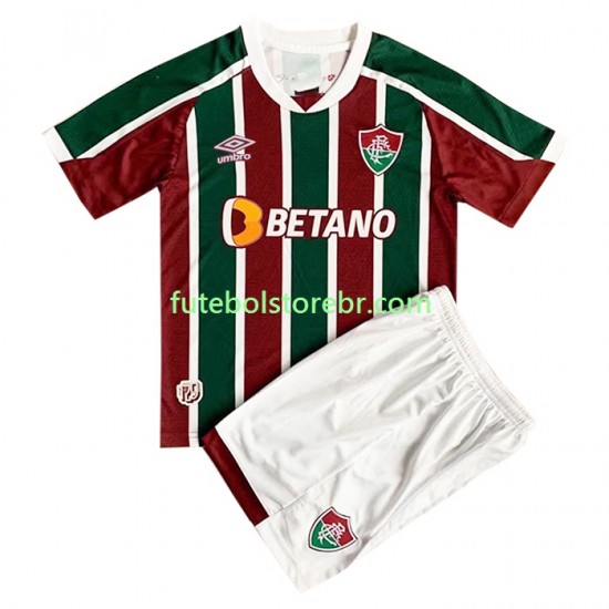 Camisa Fluminense I 2022-2023 manga curta pro Juvenil